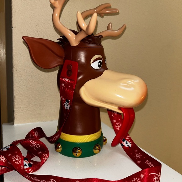 Disneyland Christmas Reindeer Sipper NWOT - Picture 3 of 9